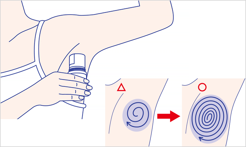 エクロックゲルの使い方
